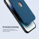 Nillkin iPhone 15 Pro Skal Super Frosted Shield Pro Logo Hole Svart