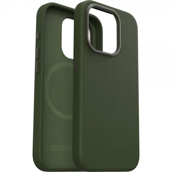Otterbox iPhone 15 Pro Skal Symmetry Cactus Leather MagSafe Cactus Groove