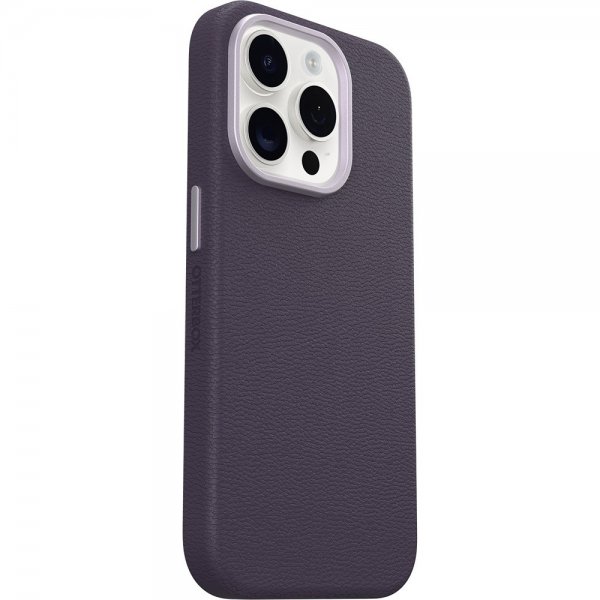 Otterbox iPhone 15 Pro Skal Symmetry Cactus Leather MagSafe Plum Luxe