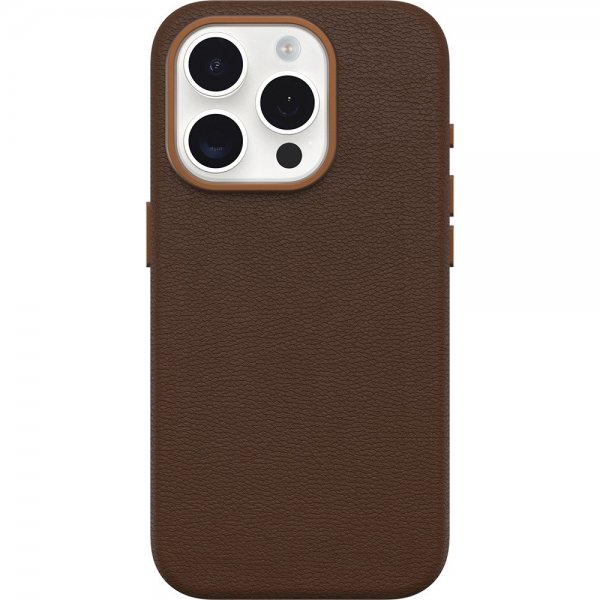 Otterbox iPhone 15 Pro Skal Symmetry Cactus Leather MagSafe Rich Adobe