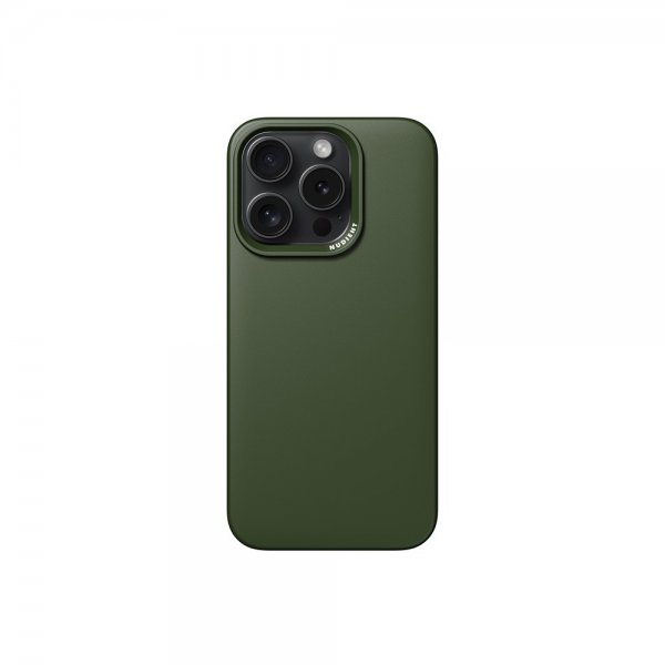 Nudient iPhone 15 Pro Skal Thin Case MagSafe Pine Green