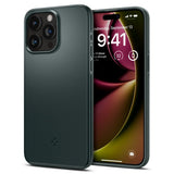 Spigen iPhone 15 Pro Skal Thin Fit Abyss Green