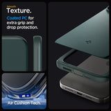 Spigen iPhone 15 Pro Skal Thin Fit Abyss Green
