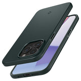 Spigen iPhone 15 Pro Skal Thin Fit Abyss Green