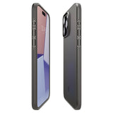 Spigen iPhone 15 Pro Skal Thin Fit Gunmetal