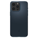 Spigen iPhone 15 Pro Skal Thin Fit Metal Slate