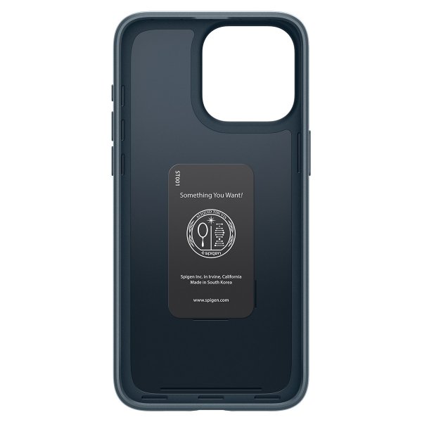 Spigen iPhone 15 Pro Skal Thin Fit Metal Slate