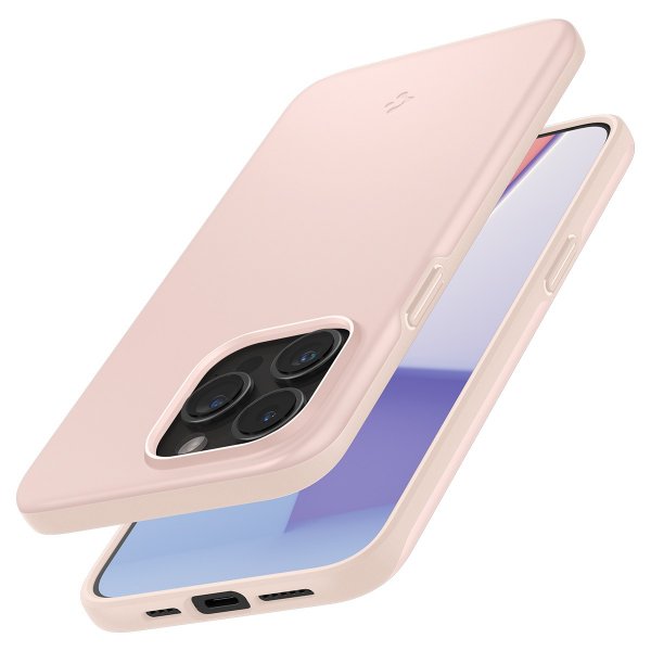 Spigen iPhone 15 Pro Skal Thin Fit Pink Sand