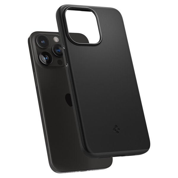Spigen iPhone 15 Pro Skal Thin Fit Svart