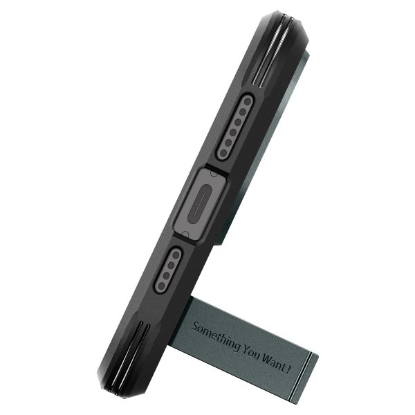 Spigen iPhone 15 Pro Skal Tough Armor MagFit Abyss Green