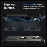 Spigen iPhone 15 Pro Skal Tough Armor MagFit Gunmetal