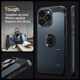 Spigen iPhone 15 Pro Skal Tough Armor MagFit Metal Slate