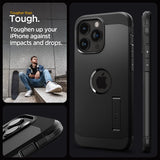 Spigen iPhone 15 Pro Skal Tough Armor MagFit Svart