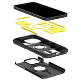 Spigen iPhone 15 Pro Skal Tough Armor MagFit Svart