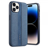 X-Level iPhone 15 Pro Skal Tygtextur Blå