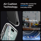 Spigen iPhone 15 Pro Skal Ultra Hybrid Crystal Clear