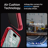 Spigen iPhone 15 Pro Skal Ultra Hybrid Deep Red