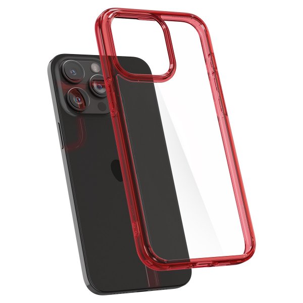 Spigen iPhone 15 Pro Skal Ultra Hybrid Deep Red