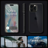 Spigen iPhone 15 Pro Skal Ultra Hybrid Frost Black