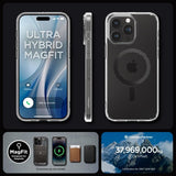 Spigen iPhone 15 Pro Skal Ultra Hybrid MagFit Carbon Fiber