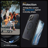 Spigen iPhone 15 Pro Skal Ultra Hybrid MagFit Frost Black