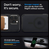 Spigen iPhone 15 Pro Skal Ultra Hybrid MagFit Frost Black