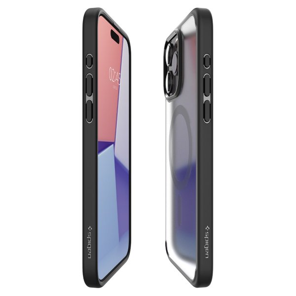 Spigen iPhone 15 Pro Skal Ultra Hybrid MagFit Frost Black