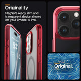 Spigen iPhone 15 Pro Skal Ultra Hybrid MagFit Frost Deep Red