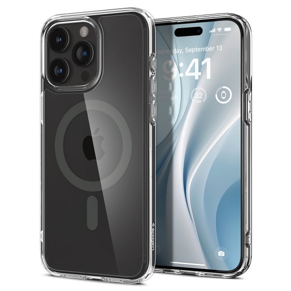 Spigen iPhone 15 Pro Skal Ultra Hybrid MagFit Graphite