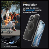 Spigen iPhone 15 Pro Skal Ultra Hybrid MagFit Graphite