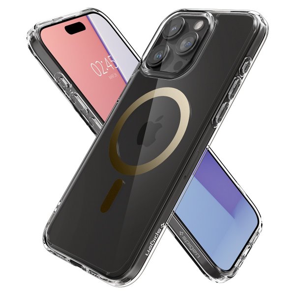 Spigen iPhone 15 Pro Skal Ultra Hybrid MagFit Guld