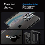 Spigen iPhone 15 Pro Skal Ultra Hybrid Matte Matte Black