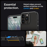 Spigen iPhone 15 Pro Skal Ultra Hybrid Matte Matte Black