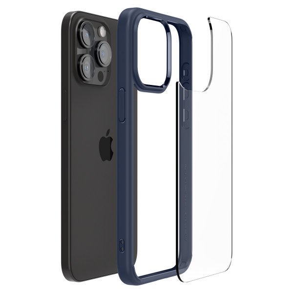 Spigen iPhone 15 Pro Skal Ultra Hybrid Navy Blue