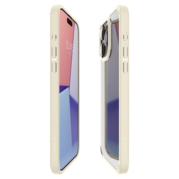 Spigen iPhone 15 Pro Skal Ultra Hybrid Mute Beige