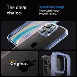 Spigen iPhone 15 Pro Skal Ultra Hybrid Sky Crystal