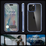 Spigen iPhone 15 Pro Skal Ultra Hybrid Sky Crystal