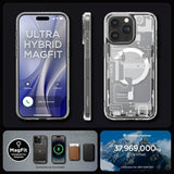 Spigen iPhone 15 Pro Skal Ultra Hybrid Zero One MagFit Vit