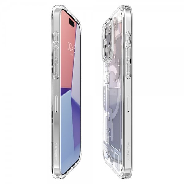 Spigen iPhone 15 Pro Skal Ultra Hybrid Zero One MagFit Vit