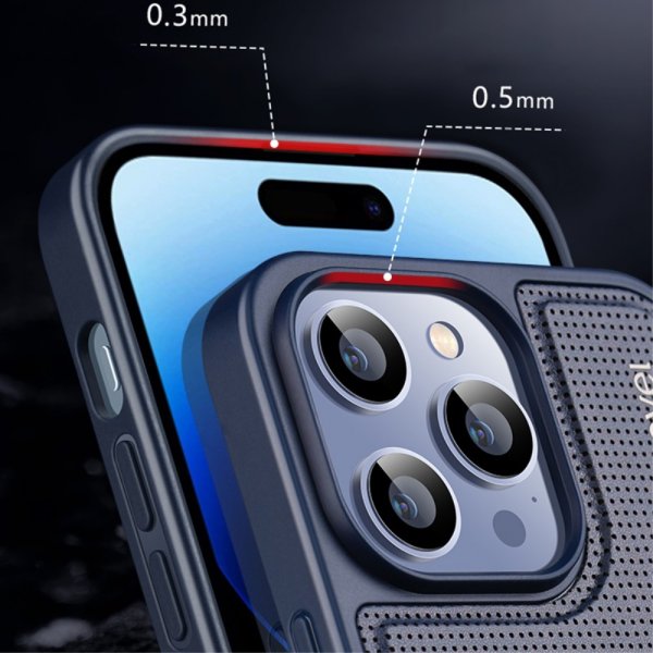 X-Level iPhone 15 Pro Skal V-shape Svart