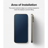 Ringke iPhone 15 Pro Skärmskydd Easy Slide 2-pack
