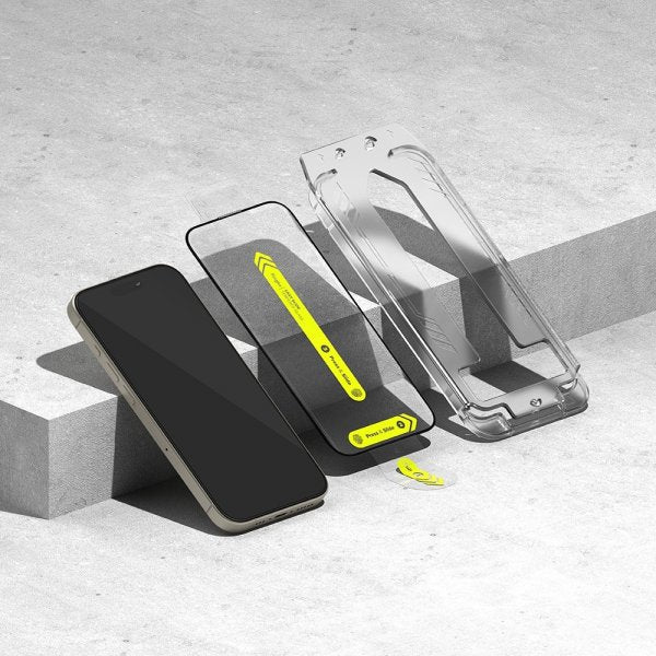Ringke iPhone 15 Pro Skärmskydd Easy Slide 2-pack