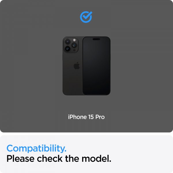 Spigen iPhone 15 Pro Skärmskydd GLAS.tR ALIGNmaster 2-pack