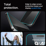 Spigen iPhone 15 Pro Skärmskydd GLAS.tR EZ Fit Privacy 2-pack