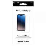 Vivanco iPhone 15 Pro Skärmskydd Härdat Glas