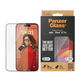 PanzerGlass iPhone 15 Pro Skärmskydd Ultra-Wide Fit EasyAligner