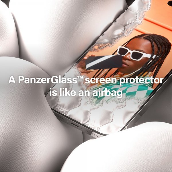 PanzerGlass iPhone 15 Pro Skärmskydd Ultra-Wide Fit EasyAligner