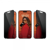 PanzerGlass iPhone 15 Pro Skärmskydd Ultra-Wide Fit Privacy EasyAligner