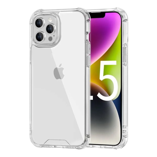iPhone 15 Pro Skal Stöttålig Transparent