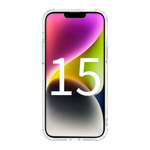 iPhone 15 Pro Skal Stöttålig Transparent